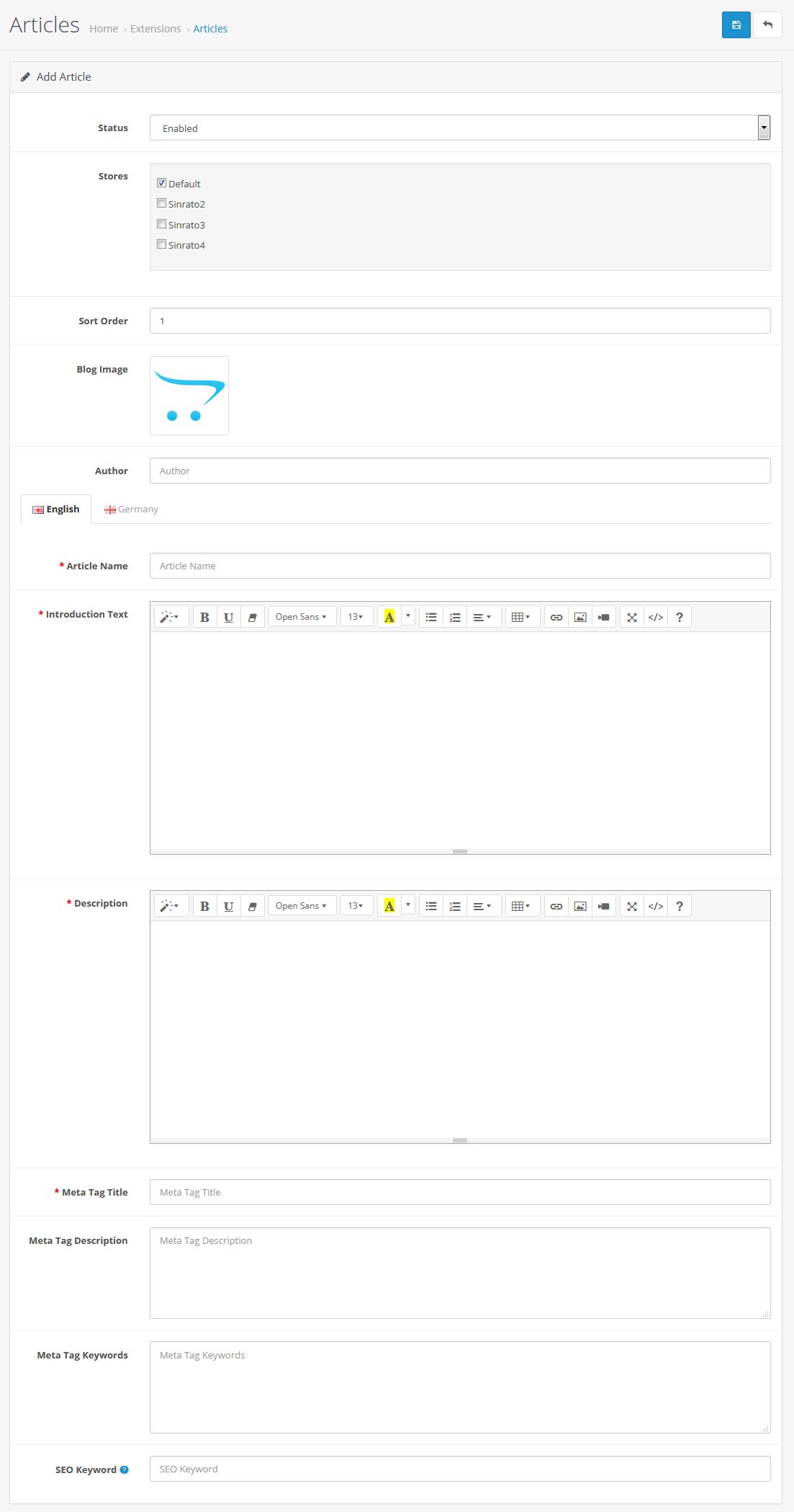 add new blog