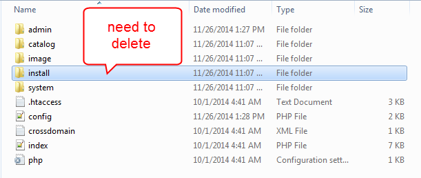 delete install