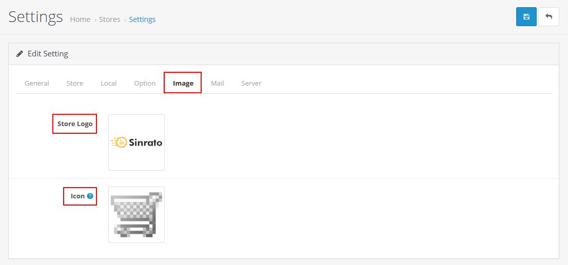 upload logo