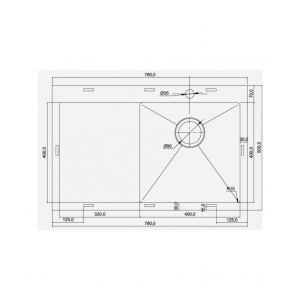 Мойка Seaman Eco Marino SMV-780L (B-Single Smal-shut)