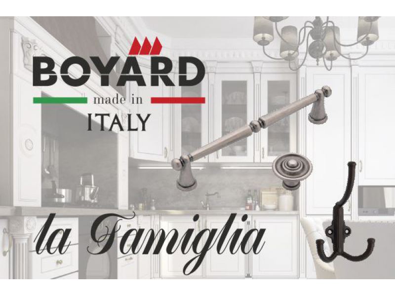 Пополнение коллекции la Famiglia скобами, кнопками и крючками в стиле итальянской колониальной классики