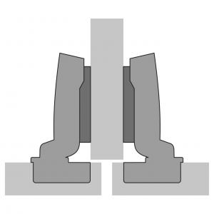 ПЕТЛЯ SENSYS 8645I, УГОЛ 110ГР, ЧАШКА TH52D35, НА СРЕДНЮЮ СТЕНКУ(B3)