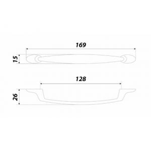 RS448BSN.4/128 (Ручка мебельная MAESTRO)