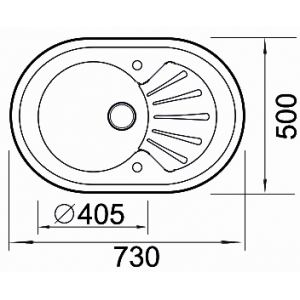 Мойка Seaman Eco Glass SMG-730W Gun (B-Single Slam-shut)