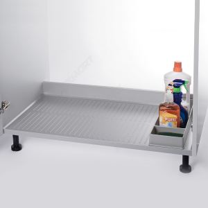 Поддон гигиенический в базу 1200/18, отделка под алюминий