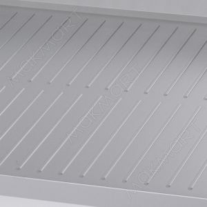 Поддон гигиенический в базу 1200/18, отделка под алюминий