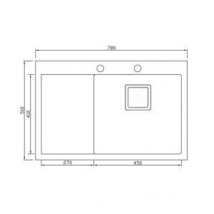 Мойка Seaman Eco Marino SMB-7851RSQ (B-Single Slam-shut)