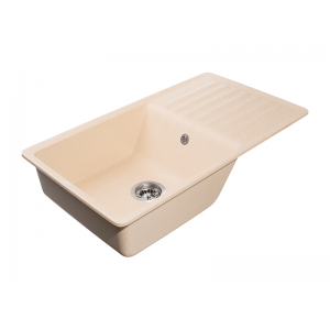 GranFest QUARZ Мойка чаша+кр 860*480 (бежевый) арт.GF-ZW-73