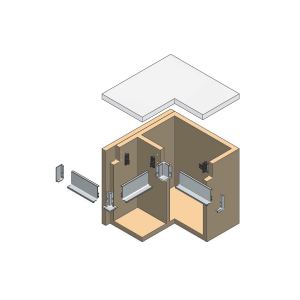 Профиль Г-образный L=4050 Золото