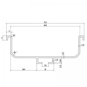 Профиль С-образный L=4200 Золото