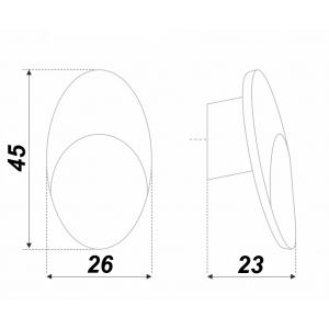 RC303BL.4 (Ручка мебельная MARK)