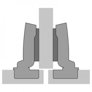 Петля Sensys 8646i, угол 110гр, чашка TH52 d35, средняя стенка В3