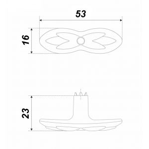 RC507AP.1 (Ручка мебельная VITA 24523Z05301.19)