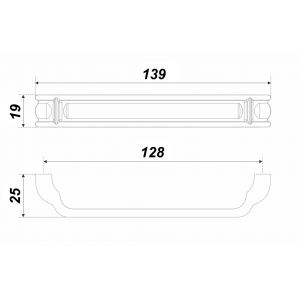 RS500MAB.1/128 (Ручка мебельная IRIS 15510Z12801.09)