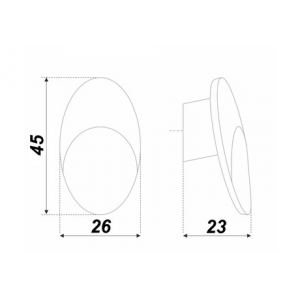 RC303BAZ.4 (Ручка мебельная MARK)