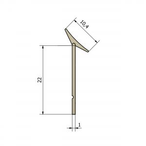 Гибкий плинтус SILIKORNER 4,2м белый, Korner