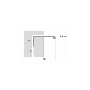 Мебельная ручка G-LINE RP001BL.1/000/3000 Матовый чёрный