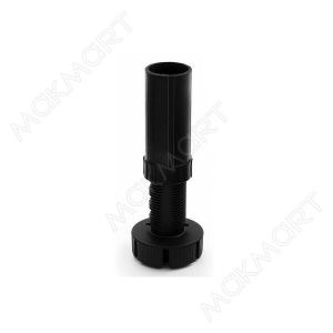 Ножка под цоколь Н.100-150 разборная регулируемая, черная