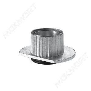 Ножка врезная с металлическим подпятником