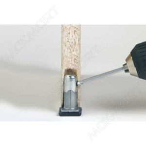 Ножка опорная врезная Н.25 для 18ДСП Ножка опорная врезная Н.25 для 18ДСП