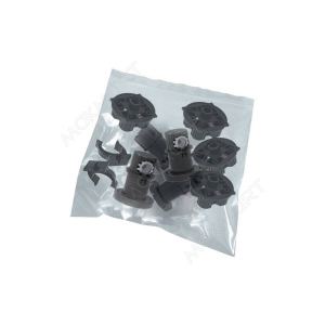 Комплект ножек под цоколь Н.80 разборных (4шт.) с фронтальной регулировкой, цвет черный