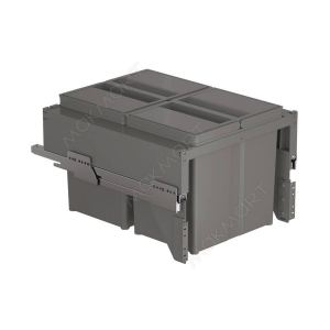 Система хранения в базу 450, Н.304мм (ведра: 2х17л), отделка орион серый Система хранения в базу 450, Н.304мм (ведра: 2х17л), отделка орион серый