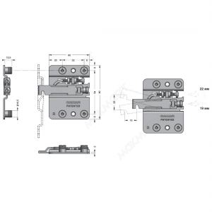 Подвеска каркаса, левая
