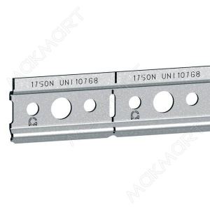 Профиль для навески полок оцинкованный, L.2000 мм