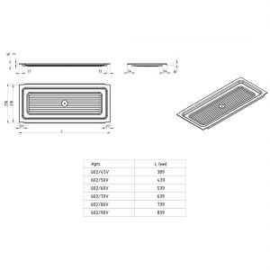 602/50V Поддон для сушки в базу 500, пластик МР