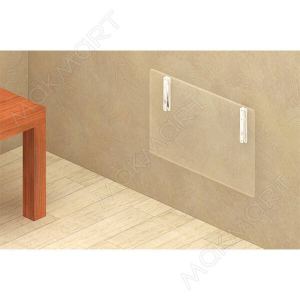 Менсолодержатель складной, L=200мм, отделка коричневый, комплект 2 штуки