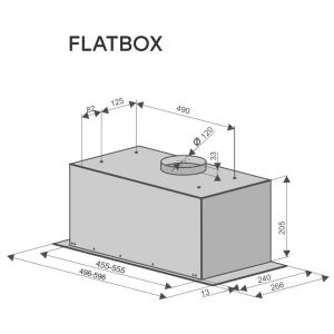 Кухонная вытяжка Konigin Flatbox Inox 60