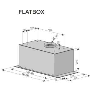 Кухонная вытяжка Konigin Flatbox White 50