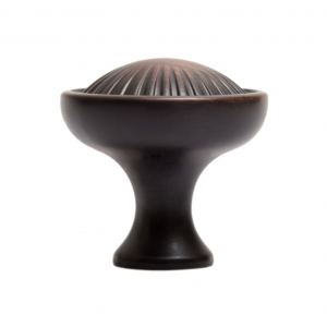 Ручка -кнопка RC118BAC.4  Брашированная старинная медь