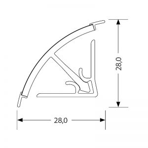 16060491001 Белый камень  REXAU 4,2 п.м. Плинтус PL - 98102 16060491001 Белый камень  REXAU 4,2 п.м. Плинтус PL - 98102