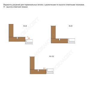 Петля терминальная 180* короткая с доводчиком