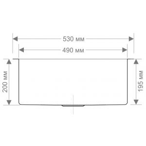 Мойка Seaman Eco Marino SME-530 Gun Light (PVD1)