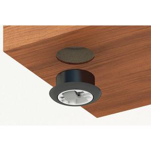 Колёсная опора, поворотная, цвет черный