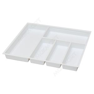 Ёмкость в базу 600 (473х520) для столовых приборов, цвет белый