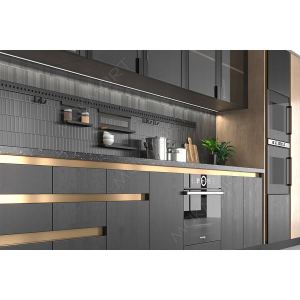 Gola Профиль горизонтальный с двумя закруглениями L=4100мм, отделка золото шл