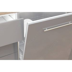 Комплект защитных накладок Н.720 мм для посудомоечных машин, отделка алюминий (анодировка)