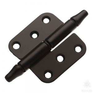 2720-14 Петля карточная левая, цвет черный