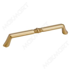 Ручка-скоба 128мм, отделка золото матовое "Милан"
