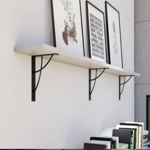 Полкодержатель NEO, 180x180 мм, черный матовый