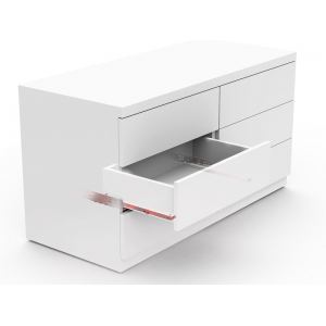 Направляющая SMART SLIDE неполного выдвижения с доводчиком, 300 мм