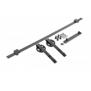 Раздвижная система LOFT (ролики х2, направл х1, дорожка 2м, дистанц втулка х5, отбойники х2, защита