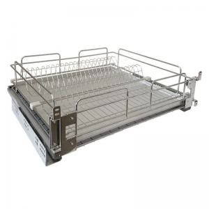 500мм Наполнение нерж. сушки для посуды в нижнюю базу, 500мм (хром, с алюминиевым поддоном)