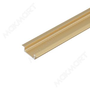 Профиль 2206 для LED подсветки врезной, L=3000 мм, отделка золото (анодировка)