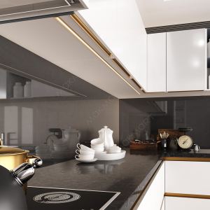 Профиль 2206 для LED подсветки врезной, L=3000 мм, отделка золото (анодировка)