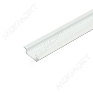 Профиль 2206 для LED подсветки врезной, L=3000 мм, отделка белый (покраска)