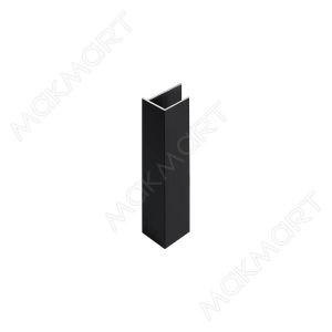 Торцевая заглушка для цоколя H.100, отделка черный шлифованный